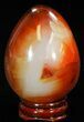Deep Red Carnelian Agate Egg #41193-1